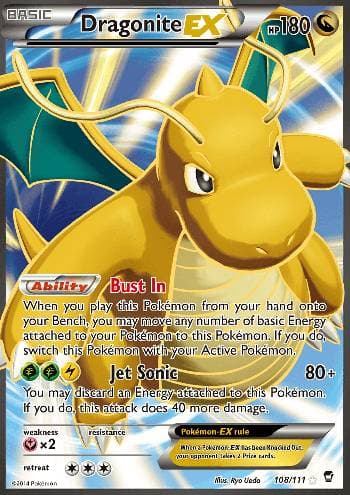 Dragonite-EX 108/111 — Punhos Furiosos