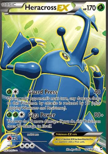 Heracross-EX 105/111 — Punhos Furiosos