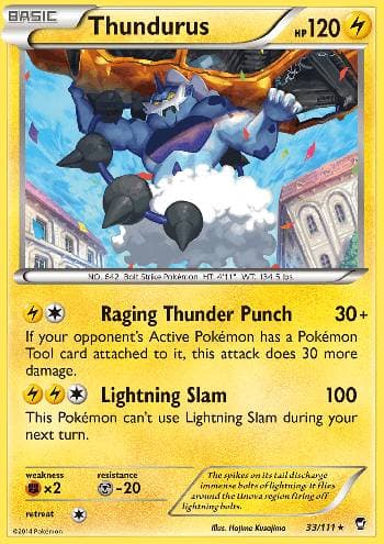 Thundurus 33 — Punhos Furiosos