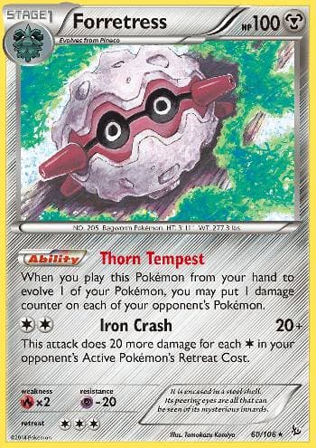 Forretress 60 — Flash de Fogo