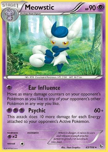 Meowstic 43 — Flash de Fogo