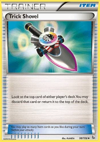Trick Shovel 098/106 — Flash de Fogo