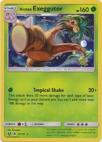 Carta Alolan Exeggutor 2a/131 do set Luz Proibida — Pokémon TCG | Bynx