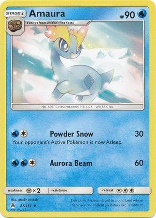 Carta Amaura 27/131 do set Luz Proibida — Pokémon TCG | Bynx