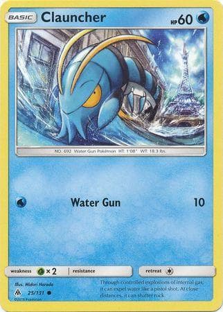 Carta Clauncher 25/131 do set Luz Proibida — Pokémon TCG | Bynx