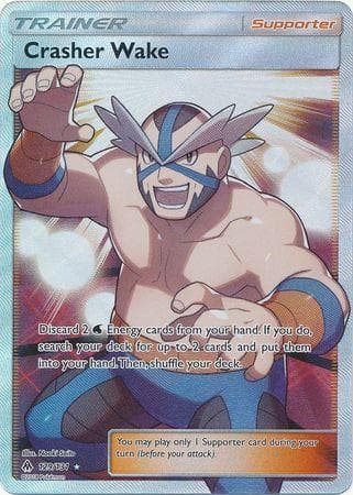 Carta Crasher Wake 129/131 do set Luz Proibida — Pokémon TCG | Bynx