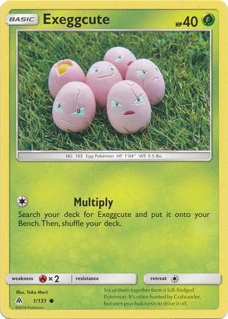 Carta Exeggcute 1/131 do set Luz Proibida — Pokémon TCG | Bynx