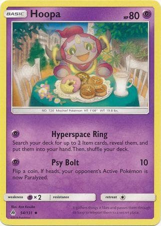 Carta Hoopa 54/131 do set Luz Proibida — Pokémon TCG | Bynx