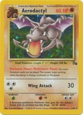 Aerodactyl 01/62 — Fóssil
