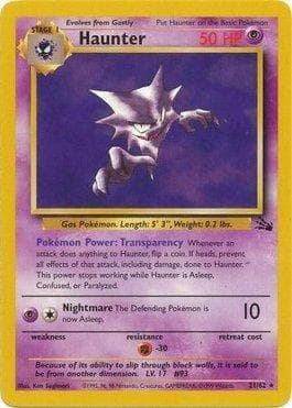 Haunter 21/62 — Fóssil
