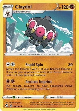 Claydol 145/264 — Golpe Fusão