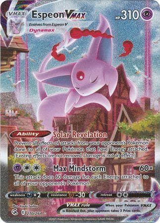 Espeon-VMAX 270/264 — Golpe Fusão