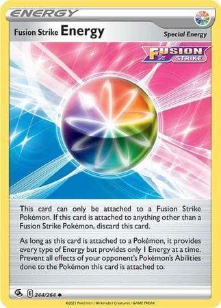 Carta Fusion Strike Energy 244/264 do set Golpe Fusão — Pokémon TCG | Bynx