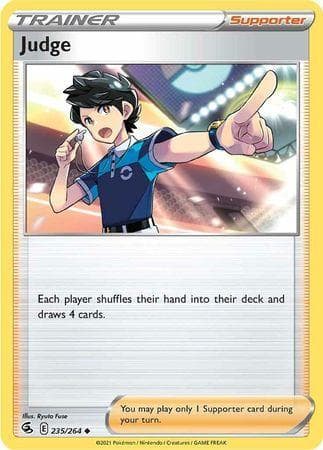 Carta Judge 235/264 do set Golpe Fusão — Pokémon TCG | Bynx