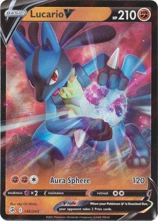 Lucario-V 146 — Golpe Fusão