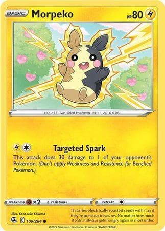 Carta Morpeko 109/264 do set Golpe Fusão — Pokémon TCG | Bynx