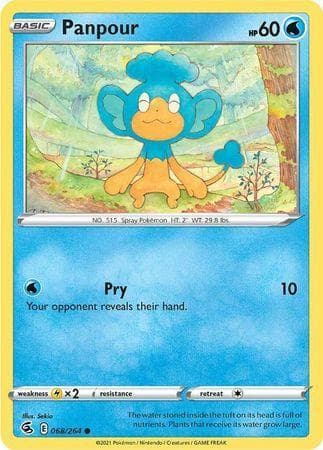 Carta Panpour 68/264 do set Golpe Fusão — Pokémon TCG | Bynx