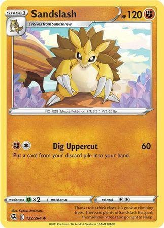 Sandslash 132 — Golpe Fusão