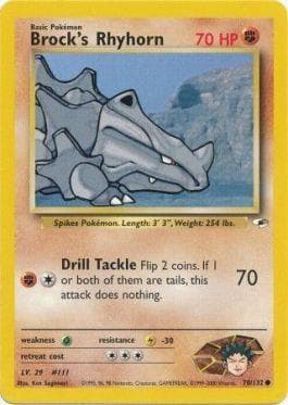 Brock's Rhyhorn 70 — Gym Heroes