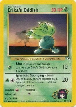 Carta Erika's Oddish 78/83 do set Gym Heroes — Pokémon TCG | Bynx