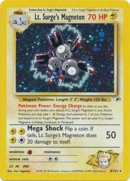 Carta Lt. Surge's Magneton 8/83 do set Gym Heroes — Pokémon TCG | Bynx