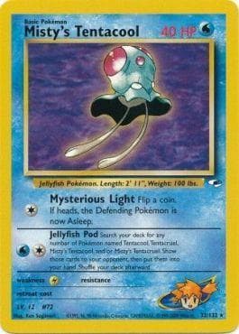 Carta Misty's Tentacool 32/83 do set Gym Heroes — Pokémon TCG | Bynx