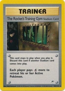 Carta The Rocket's Training Gym 104/83 do set Gym Heroes — Pokémon TCG | Bynx