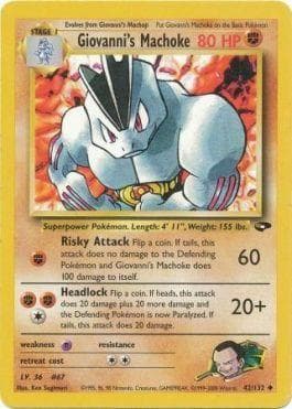 Giovanni's Machoke 42 — Gym Challenge