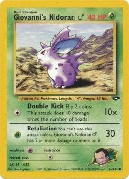 Giovanni's Nidoran Male 76 — Gym Challenge