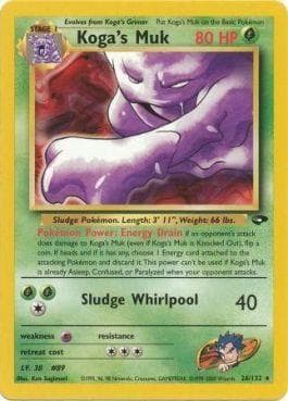 Koga's Muk 026/132 — Gym Challenge