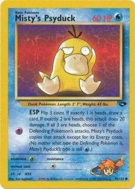 Carta Misty's Psyduck 90/132 do set Gym Challenge — Pokémon TCG | Bynx