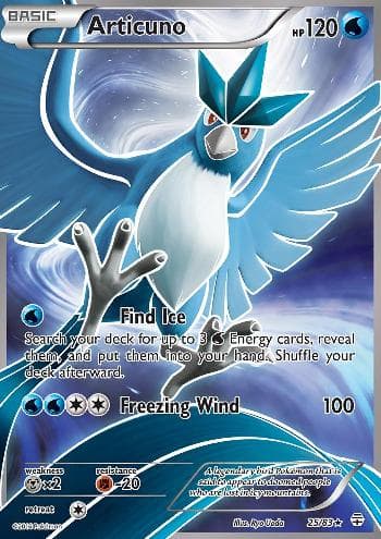 Articuno 25 — Gerações