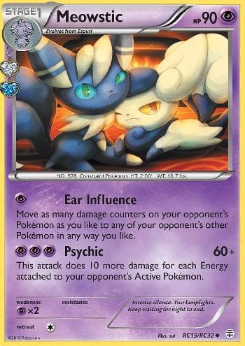 Meowstic RC15 — Gerações