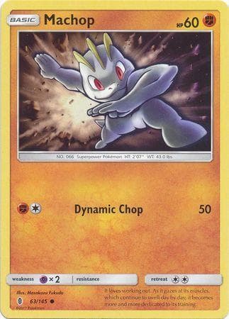 Carta Machop 63/145 do set Guardiões Ascendentes — Pokémon TCG | Bynx
