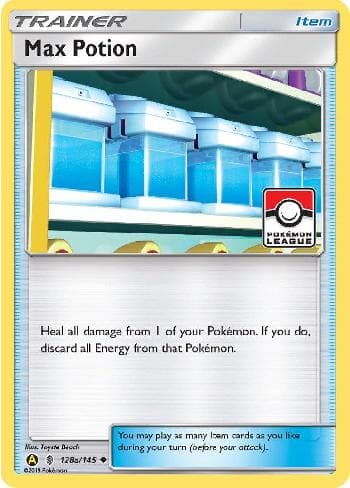 Carta Max Potion 128a/145 do set Guardiões Ascendentes — Pokémon TCG | Bynx