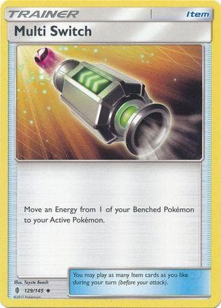 Carta Multi Switch 129/145 do set Guardiões Ascendentes — Pokémon TCG | Bynx
