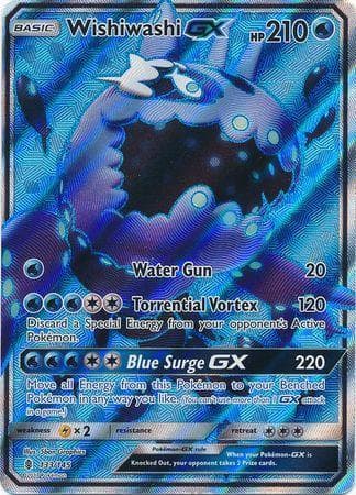 Carta Wishiwashi-GX 133/145 do set Guardiões Ascendentes — Pokémon TCG | Bynx