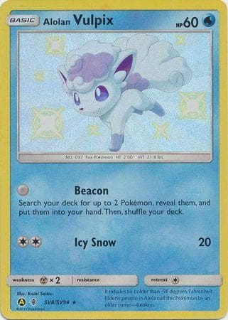 Alolan Vulpix SV8 — Destinos Ocultos