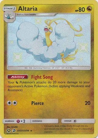 Carta Altaria #SV37 do set Destinos Ocultos — Pokémon TCG | Bynx