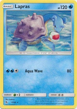 Carta Lapras 17/68 do set Destinos Ocultos — Pokémon TCG | Bynx
