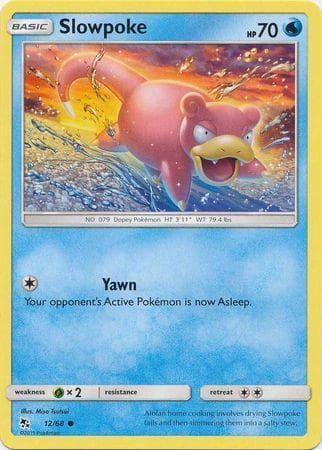 Carta Slowpoke 12/68 do set Destinos Ocultos — Pokémon TCG | Bynx