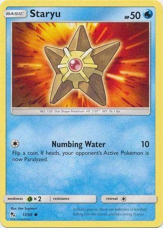 Carta Staryu 13/68 do set Destinos Ocultos — Pokémon TCG | Bynx