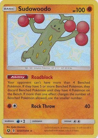 Carta Sudowoodo #SV20 do set Destinos Ocultos — Pokémon TCG | Bynx