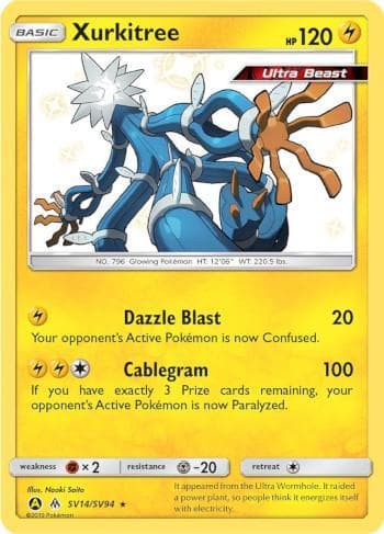 Carta Xurkitree #SV14 do set Destinos Ocultos — Pokémon TCG | Bynx
