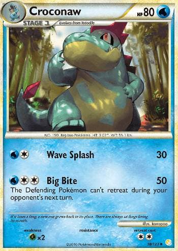 Croconaw 38 — HeartGold SoulSilver