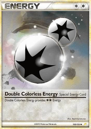 Carta Double Colorless Energy 103/123 do set HeartGold SoulSilver — Pokémon TCG | Bynx