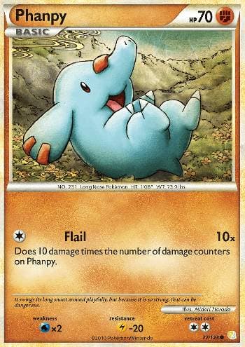 Phanpy 077/123 — HeartGold SoulSilver