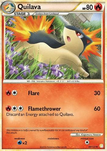 Quilava 49 — HeartGold SoulSilver