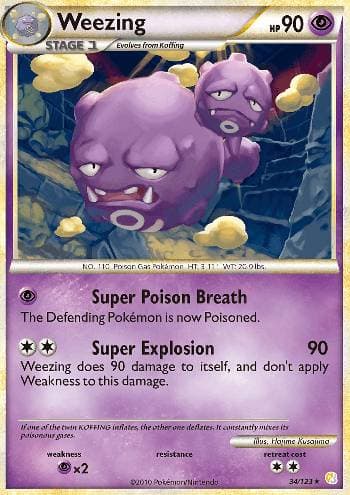 Weezing 34 — HeartGold SoulSilver