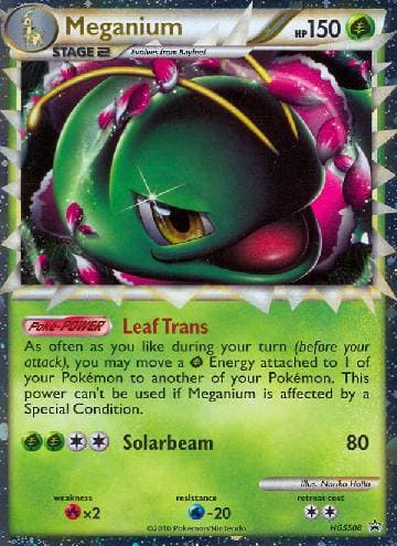 Meganium Prime HGSS08 — HeartGold SoulSilver Promos